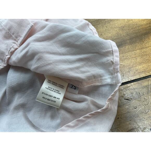 Cloth And Stone Anthropologie Pink Tye Dye Button Down XS - Picture 7 of 9